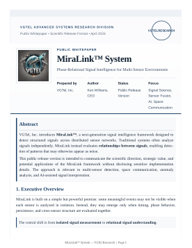 MiraLink Public Whitepaper cover